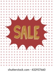 Explode sale background wallpaper vector art