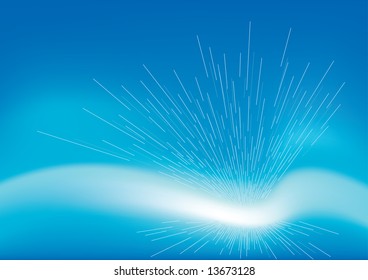 exploded background.