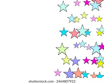  Exploded Star Sparkle. Broken Glass Explosive Effect.  Bright Vector Illustration.