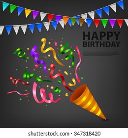 Exploding Confetti Popper birthday party