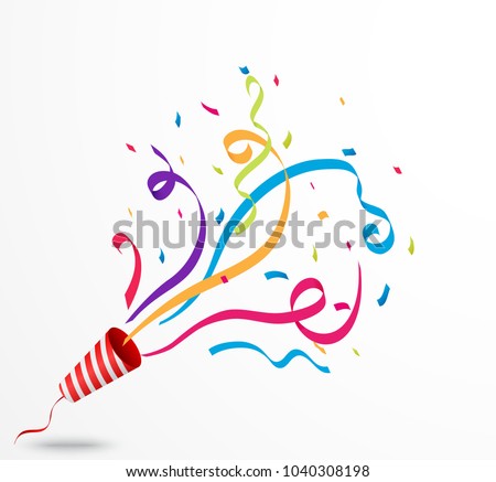 Exploding party popper