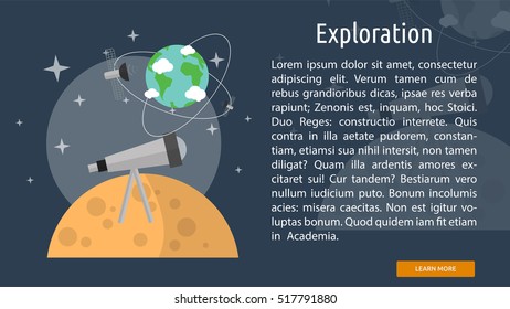 Exploration Conceptual Banner