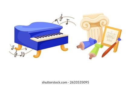 Exploration of Creative Arts Inspiration in Music as well as Design and Artistic Expression