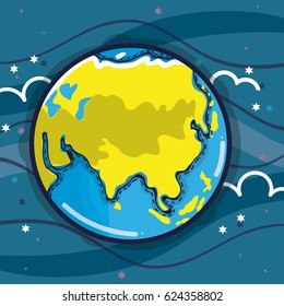 exploration earth planet in the galaxy space