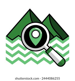 Exploration icon element vector illustration