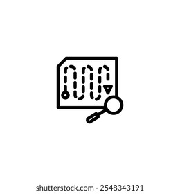 Exploration icon or logo design isolated sign symbol vector illustration - high quality line style vector icon suitable for designers, web developers, displays and websites