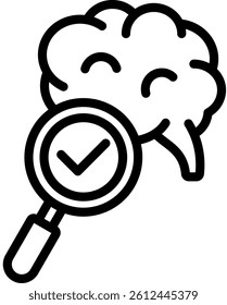 Exploration Icon Outline Vector Illustration