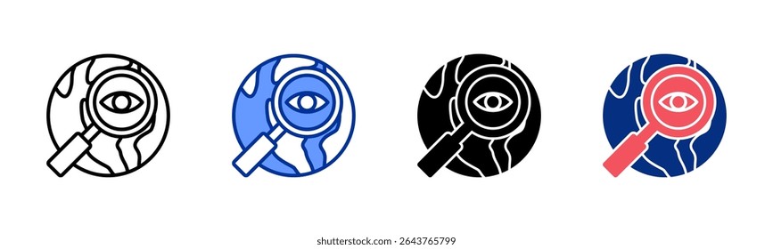 Exploration icon sheet multiple style collection