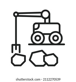 Exploration icon vector image. Can also be used for Physical Fitness. Suitable for mobile apps, web apps and print media.