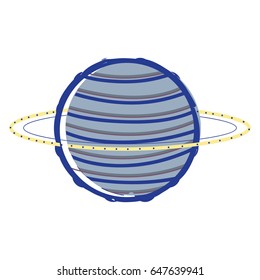 exploration neptune planet in the galaxy space