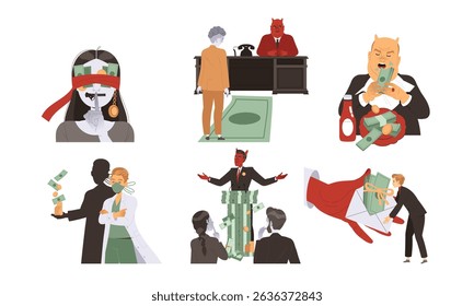An exploration of Symbolic Justice and Power Dynamics prevalent in Modern Society contexts