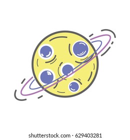 exploration uranus planet in the galaxy space