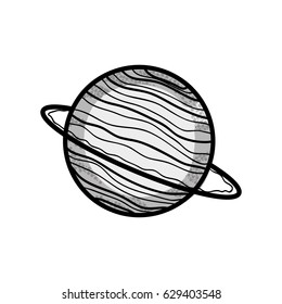 exploration uranus planet in the galaxy space