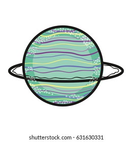 exploration uranus planet in the galaxy space