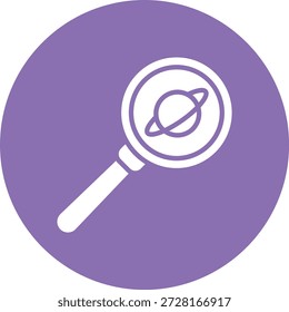 Ilustración de diseño de íconos de Vector de exploración