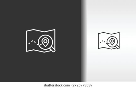 Ilustração De Símbolo Isolado De Vetor, Ícone Ou Sinal De Logotipo De Exploração