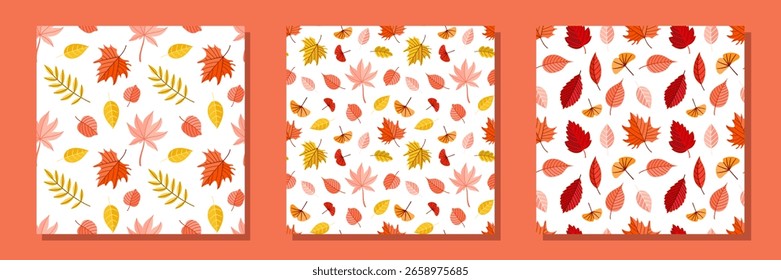 Explore Hermosos patrones de hojas de otoño para Inspiraciones y obras de arte de diseño acogedor y estacional