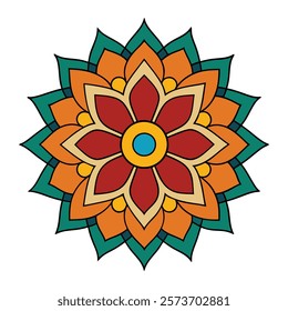 Explore a beautifully crafted professional mandala design with a symmetrical layout and intricate details, perfect for use in digital and print projects.