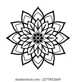 Explore a beautifully crafted professional mandala design with a symmetrical layout and intricate details, perfect for use in digital and print projects.