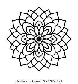 Explore a beautifully crafted professional mandala design with a symmetrical layout and intricate details, perfect for use in digital and print projects.