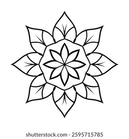 Explore a beautifully crafted professional mandala design with a symmetrical layout and intricate details, perfect for use in digital and print projects.