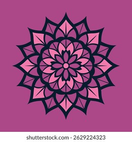 Explore a beautifully crafted professional mandala design with a symmetrical layout and intricate details, perfect for use in digital and print projects.