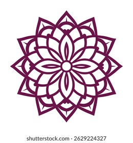 Explore un diseño de mandala profesional bellamente diseñado con un diseño simétrico y detalles intrincados, perfecto para su uso en proyectos digitales e impresos.