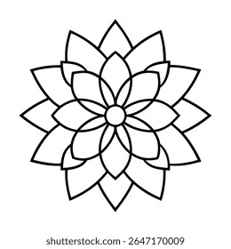 Explore a beautifully crafted professional mandala design with a symmetrical layout and intricate details, perfect for use in digital and print projects.