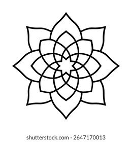 Explore a beautifully crafted professional mandala design with a symmetrical layout and intricate details, perfect for use in digital and print projects.