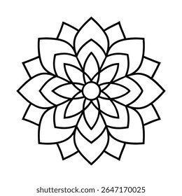 Explore a beautifully crafted professional mandala design with a symmetrical layout and intricate details, perfect for use in digital and print projects.