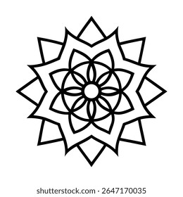 Explore a beautifully crafted professional mandala design with a symmetrical layout and intricate details, perfect for use in digital and print projects.