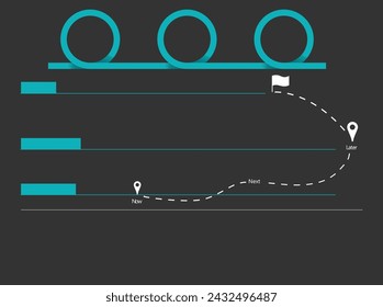 Explore bite-sized capsules of history with our vectorized timeline infographic. Each segment encapsulates a significant event, creating a comprehensive overview that distills complex timelines into v