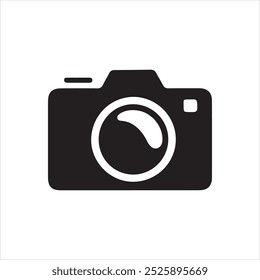 Explore the Camera icon vector silhouette image