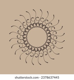 Explore a captivating collection of vector assets featuring intricate circular plant patterns, perfect for adding a touch of nature-inspired elegance to your design projects. 