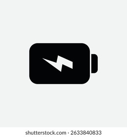 Explore a clean digital illustration featuring black and white charging icons arranged in a 2x4 grid. Includes minimalistic representations of smartphones, battery packs, and charging cables, each mar
