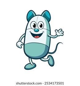 Explore a collection of funny computer mouse vector art designs, perfect for adding a touch of humor to your tech projects. These high-quality, quirky illustrations are available for download.