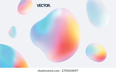 Explore Colorful and Creative Abstract Vector Bubbles Perfect for Contemporary Design Projects