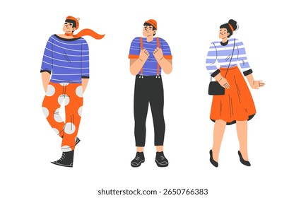 Ontdek de hedendaagse modetrends met gedurfde jassen en levendige ensembles voor alle seizoenen