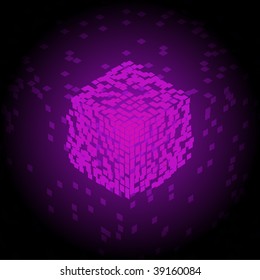 Explore cube background