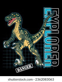 EXPLORE DANGER DINOSAUR WILD REPTILE