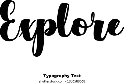 Explore Elegant Bold Typography Text Typeface