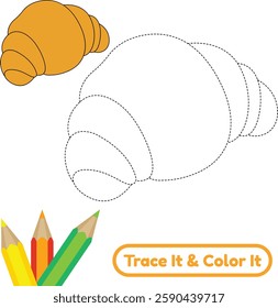 Explore elegant croissant vector illustration for food vector art and pastry designs. Ideal for croissant breakfast and digital croissant artwork in vector format for all your bakery projects.