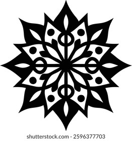 Explore exquisite black and white mandala vector art, perfect for enhancing your creative projects. Ideal for designers, artists, and enthusiasts alike.
