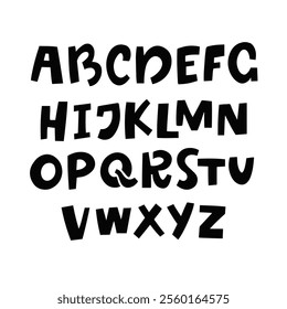 Explore font fun and unique stylized letters of the alphabet that can be used in various design and educational projects