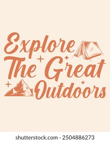 Explore the great outdoors Graphic