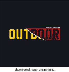 'Explore the great outdoors' For t-shirt,sweatshirt,hoodie prints, posters, stickers and other uses.