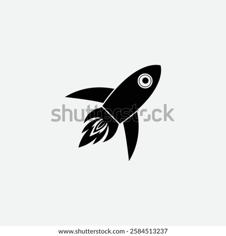 Explore high-quality rocket vector silhouettes for your design projects. Download scalable, clean, and sharp rocket illustrations perfect for any creative need.