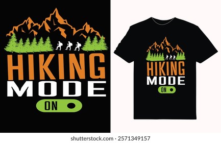 Explore hiking t-shirt designs featuring scenic mountains, trails, nature graphics, and adventurous typography. Perfect for hikers and outdoor explorers!