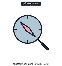 explorar la plantilla de símbolo de icono de aumento para la ilustración de logotipo de colección de diseño gráfico y web