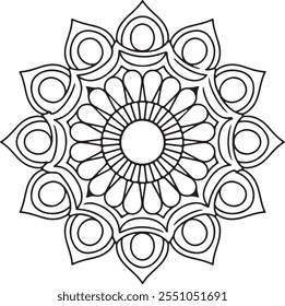 Entdecken Sie die faszinierende Schönheit unseres aufwändigen Mandala-Designs. Perfekt für Meditation, Entspannung und künstlerische Inspiration. Tauchen Sie ein in eine Welt von Mustern, die inneren Frieden freisetzen!